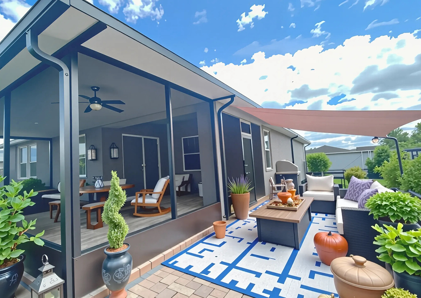 GRACO-Paver-Patio-and-Screen-room-Fall-Decor