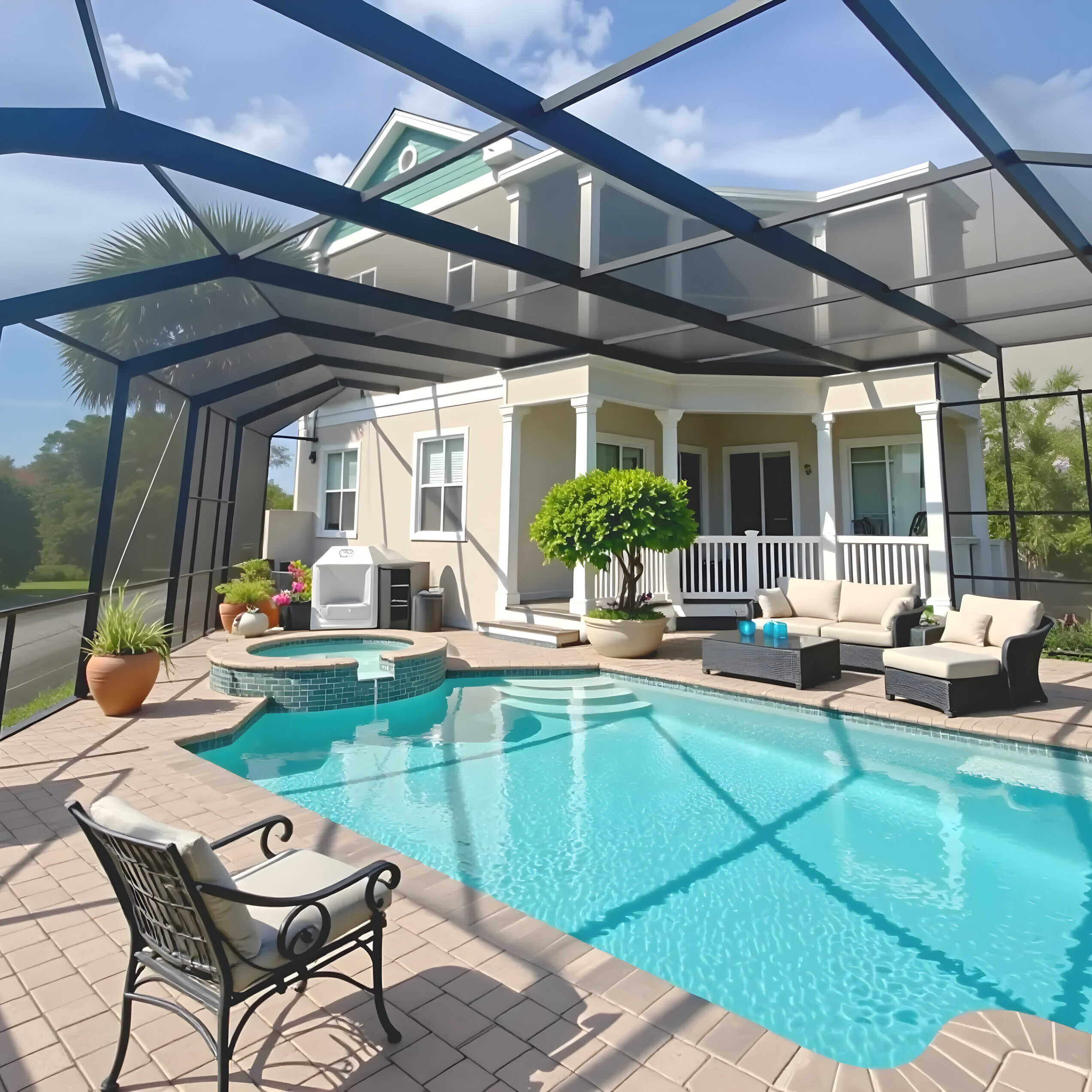 Pool Enclosure Bronze Apollo Beach GRACO.